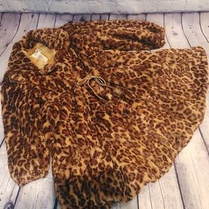 Widgeon Faux Fur Leopard Winter Coat